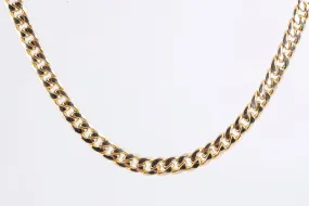 22" 14k Yellow Gold Curb Chain (29.65g.)