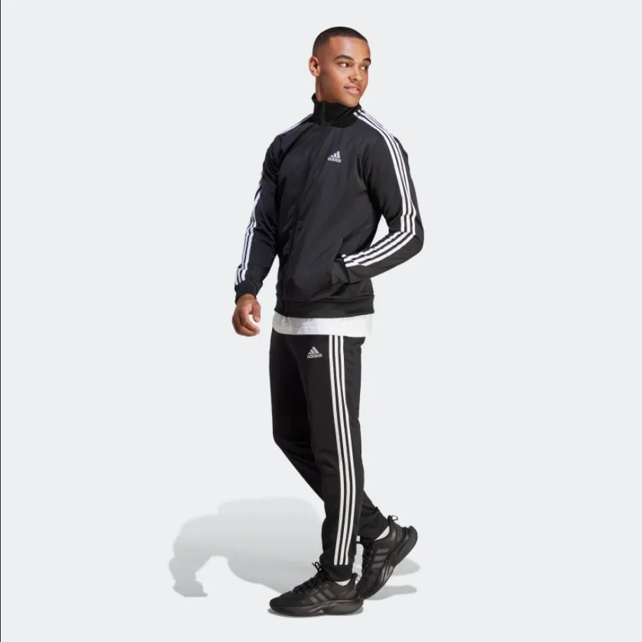 Adidas Basic 3-Stripes Tricot tracksuit IC6747 black