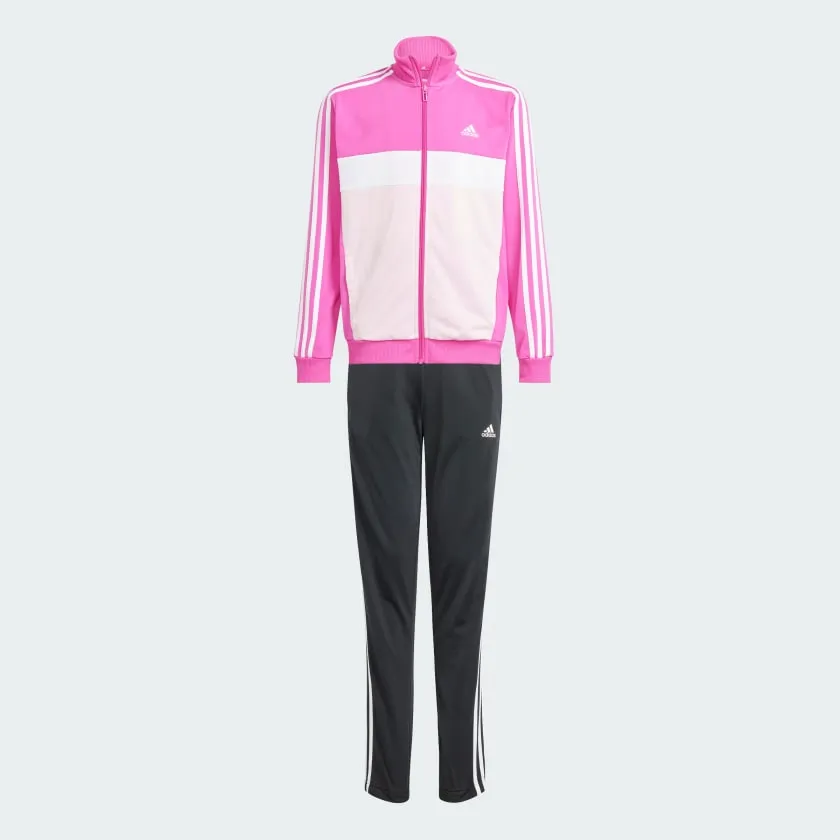 ADIDAS JUNIOR ESSENTIALS TIBERIO TRACKSUIT PINK