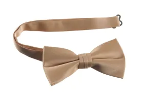 Adjustable Pre-Tied Bow Tie in Deluxe Polyester Satin | Men's & Boy's Sizes