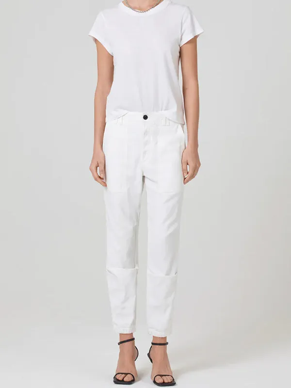 Agni Utility Trouser in Soft White