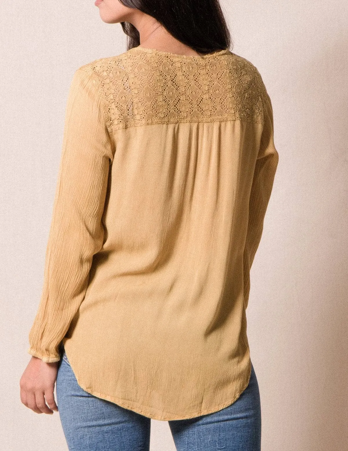 Angelica Tunic Top - Vintage Gold