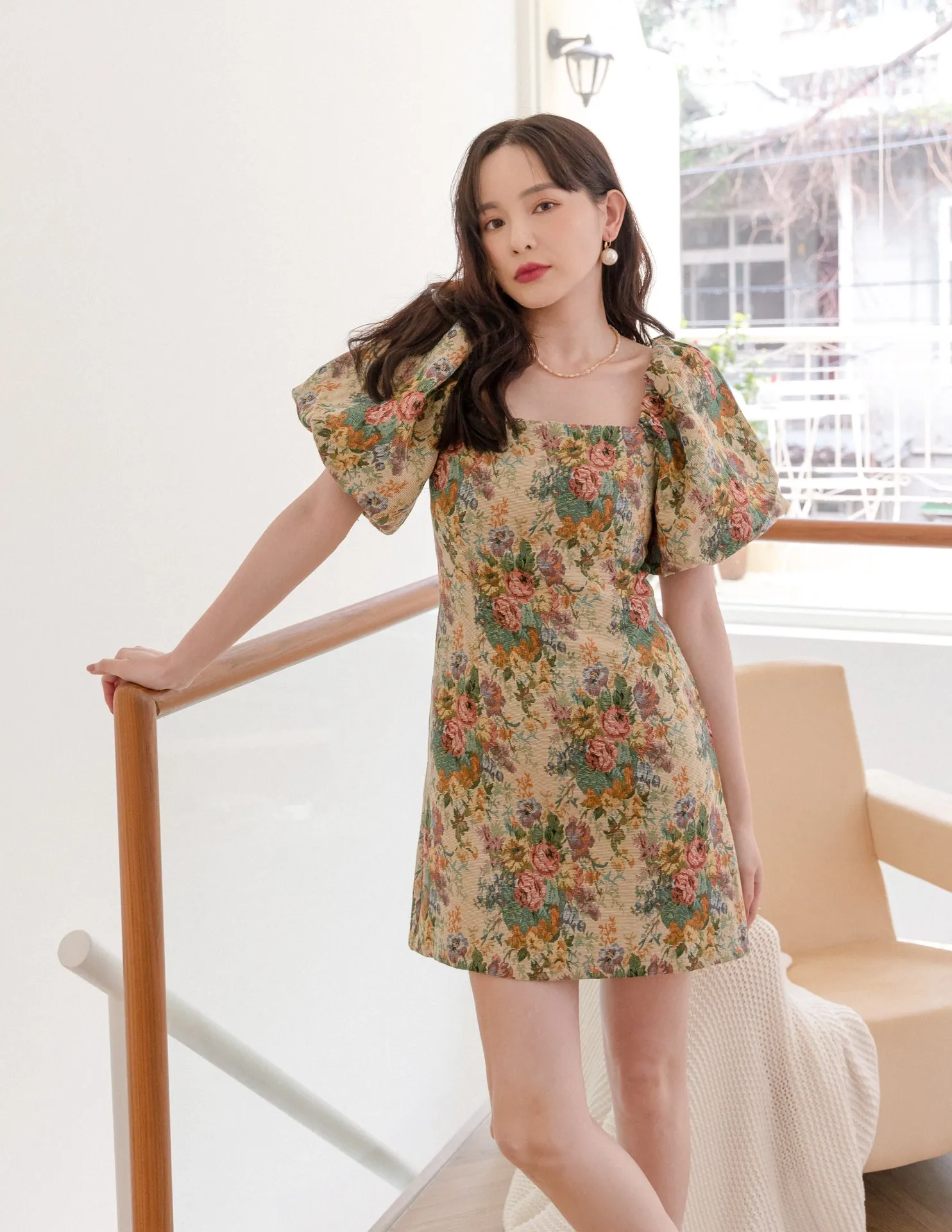 Arissa Dress in Vintage Floral