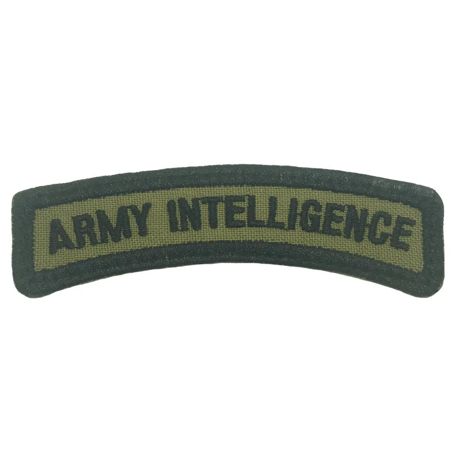 ARMY INTELLIGENCE TAB - OLIVE GREEN