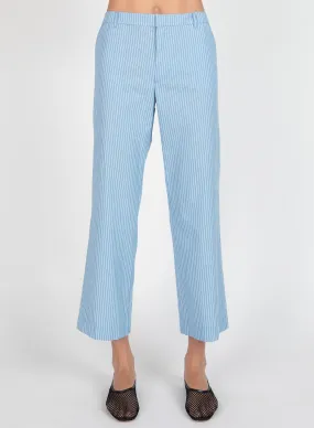 ATM Superfine Twill Stripe Boyfriend Pant