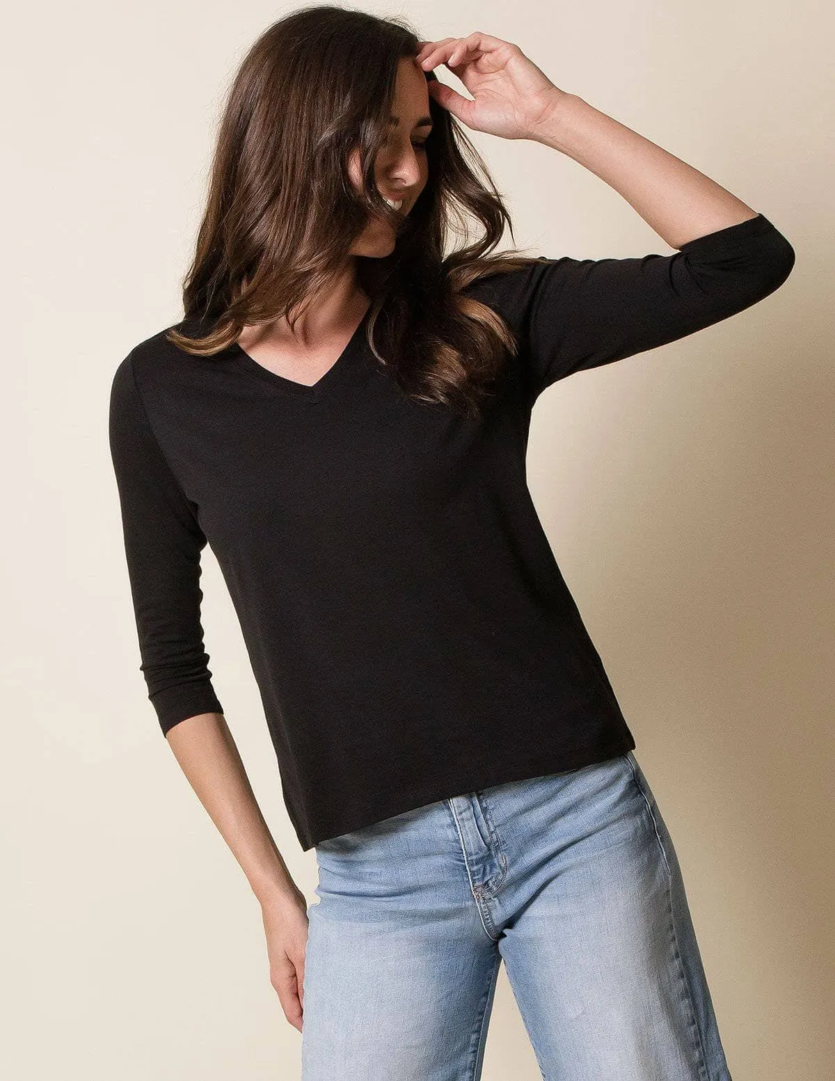 Bamboo / Organic Cotton 3/4 Sleeve Tee