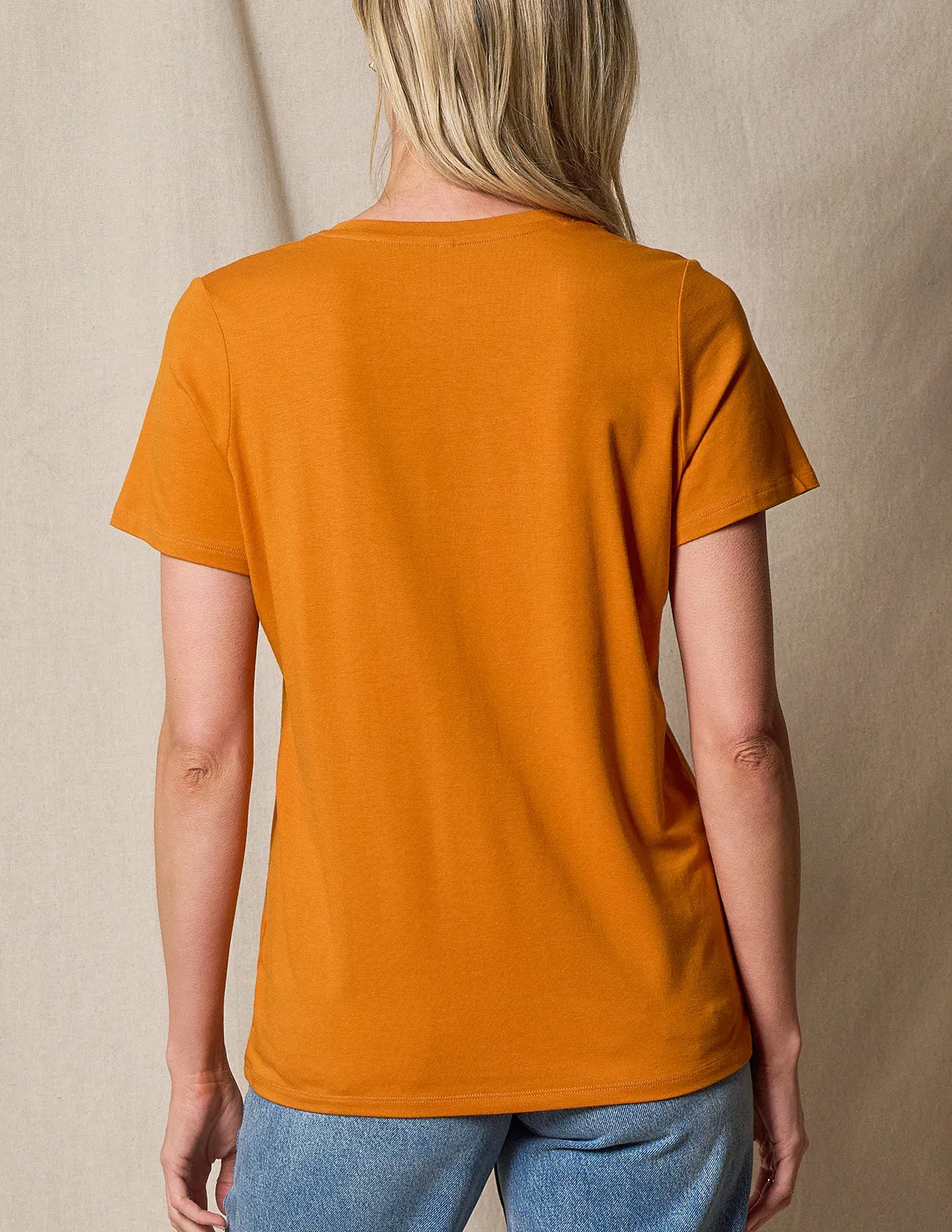 Bamboo / Organic Cotton V-Neck Tee