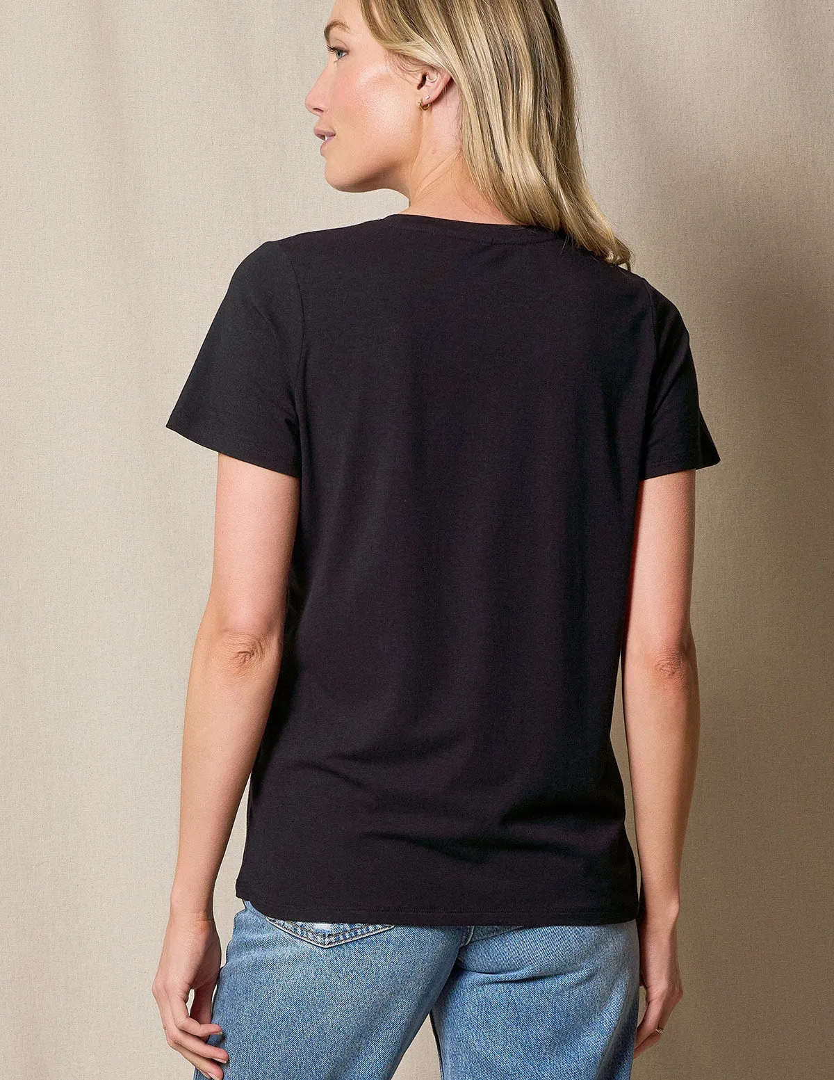 Bamboo / Organic Cotton V-Neck Tee