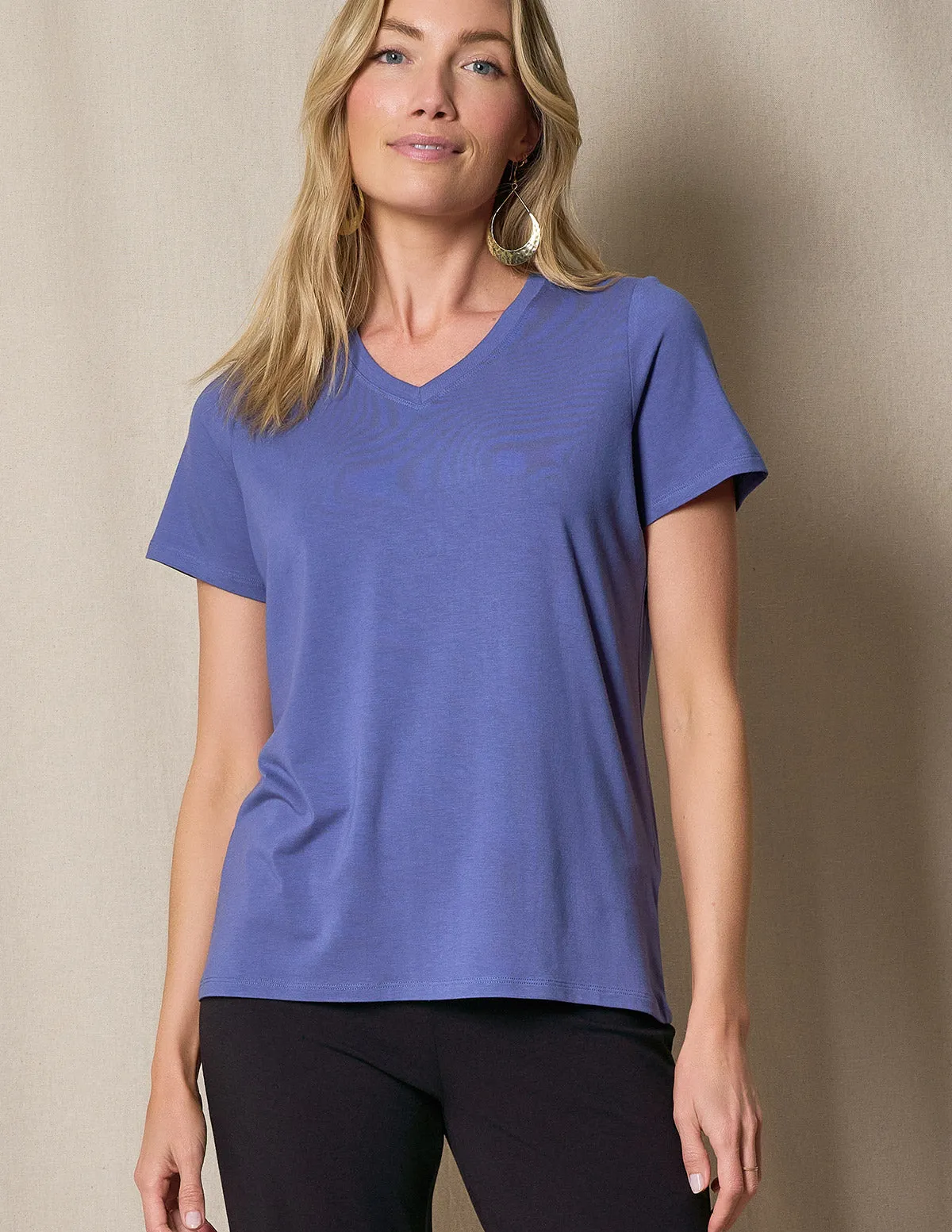 Bamboo / Organic Cotton V-Neck Tee