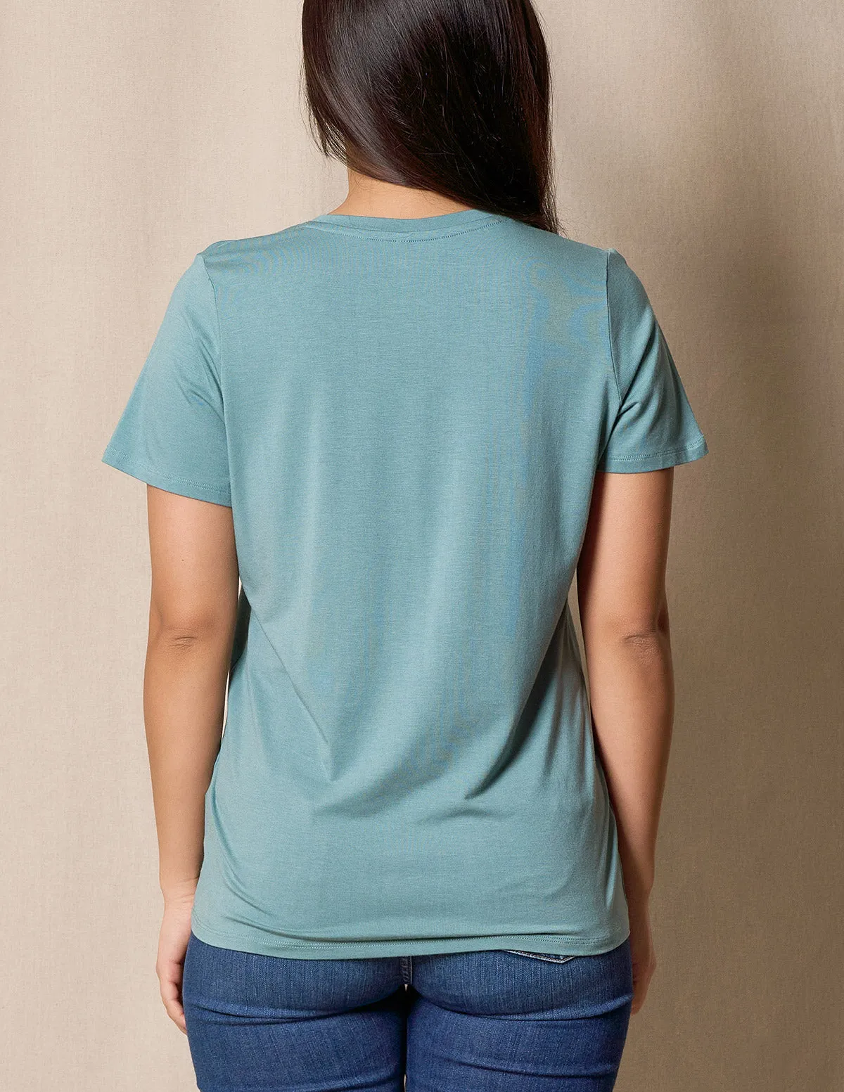 Bamboo / Organic Cotton V-Neck Tee