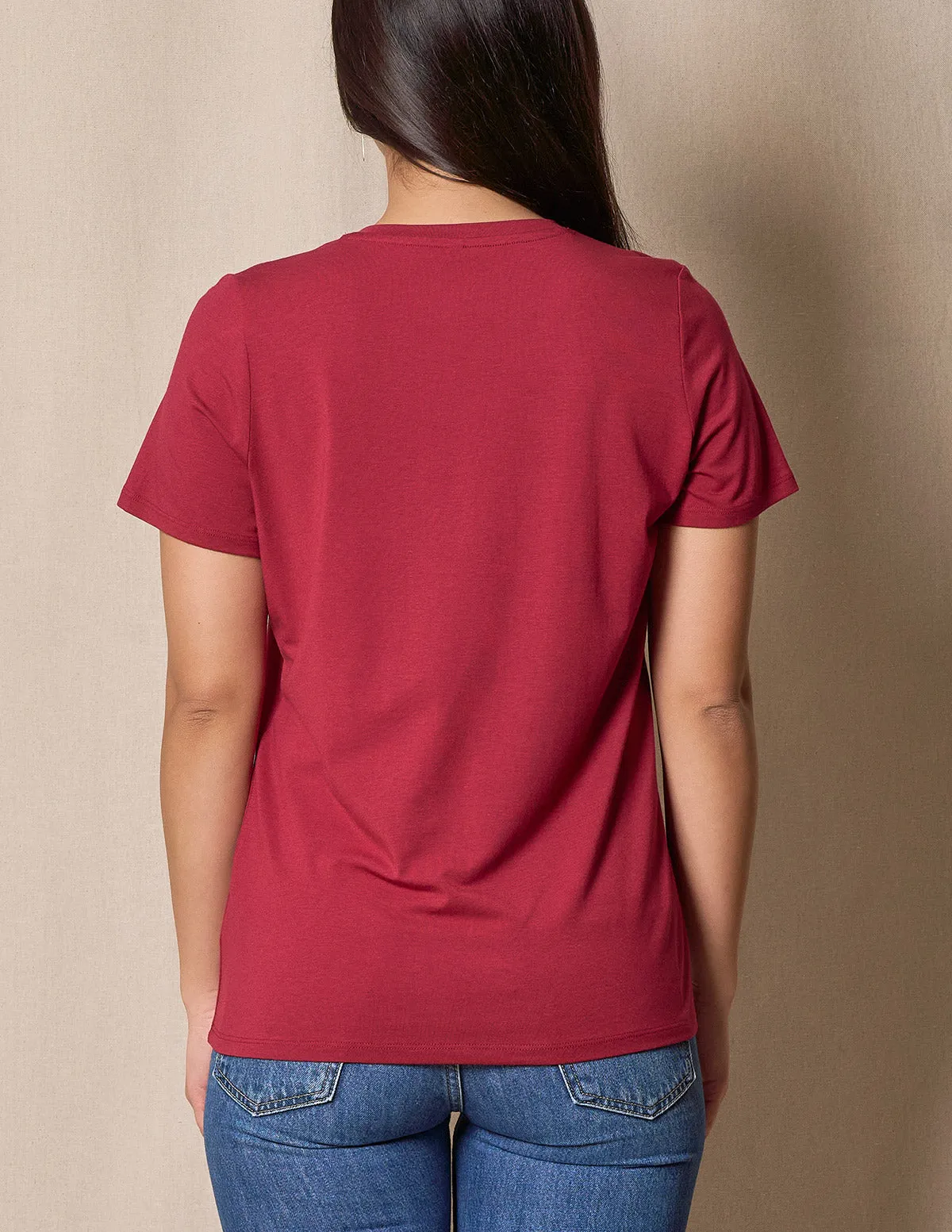 Bamboo / Organic Cotton V-Neck Tee