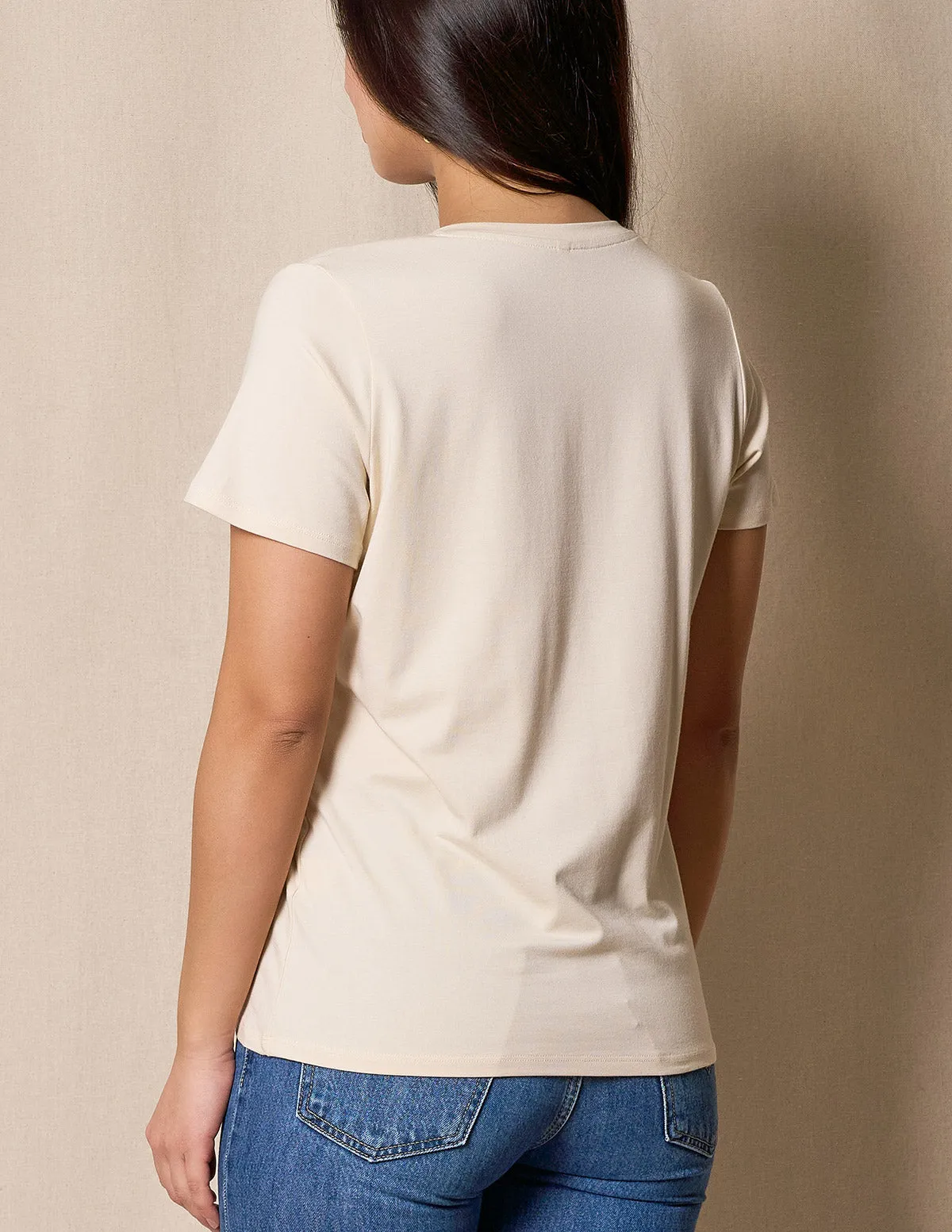 Bamboo / Organic Cotton V-Neck Tee