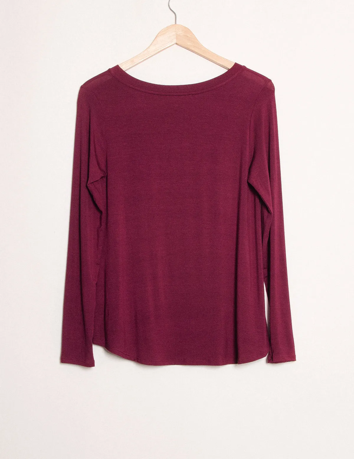 Bamboo Relaxed Long Sleeve Tee