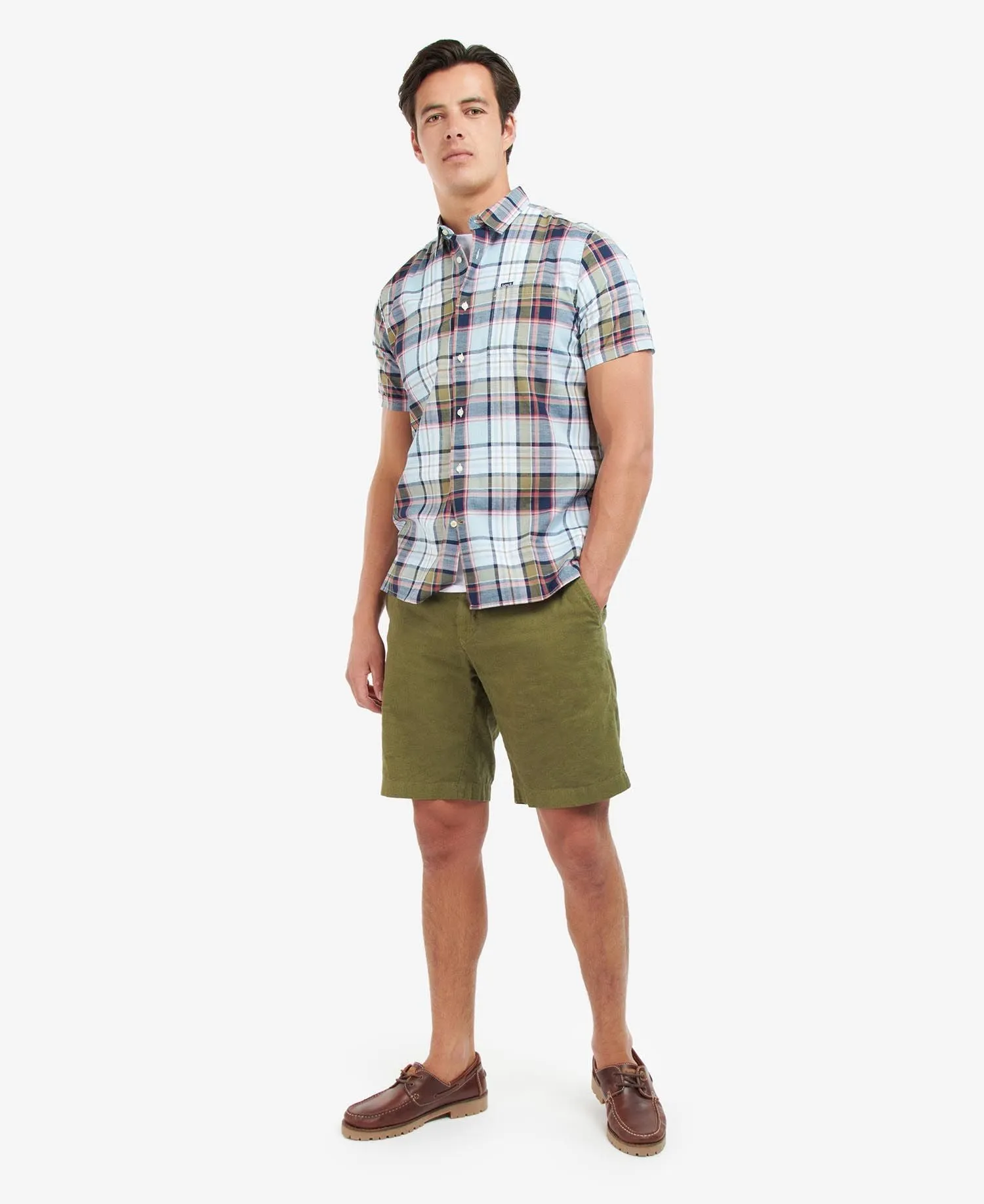 Barbour Mens Bruno Madras Check Shirt - Short Sleeved