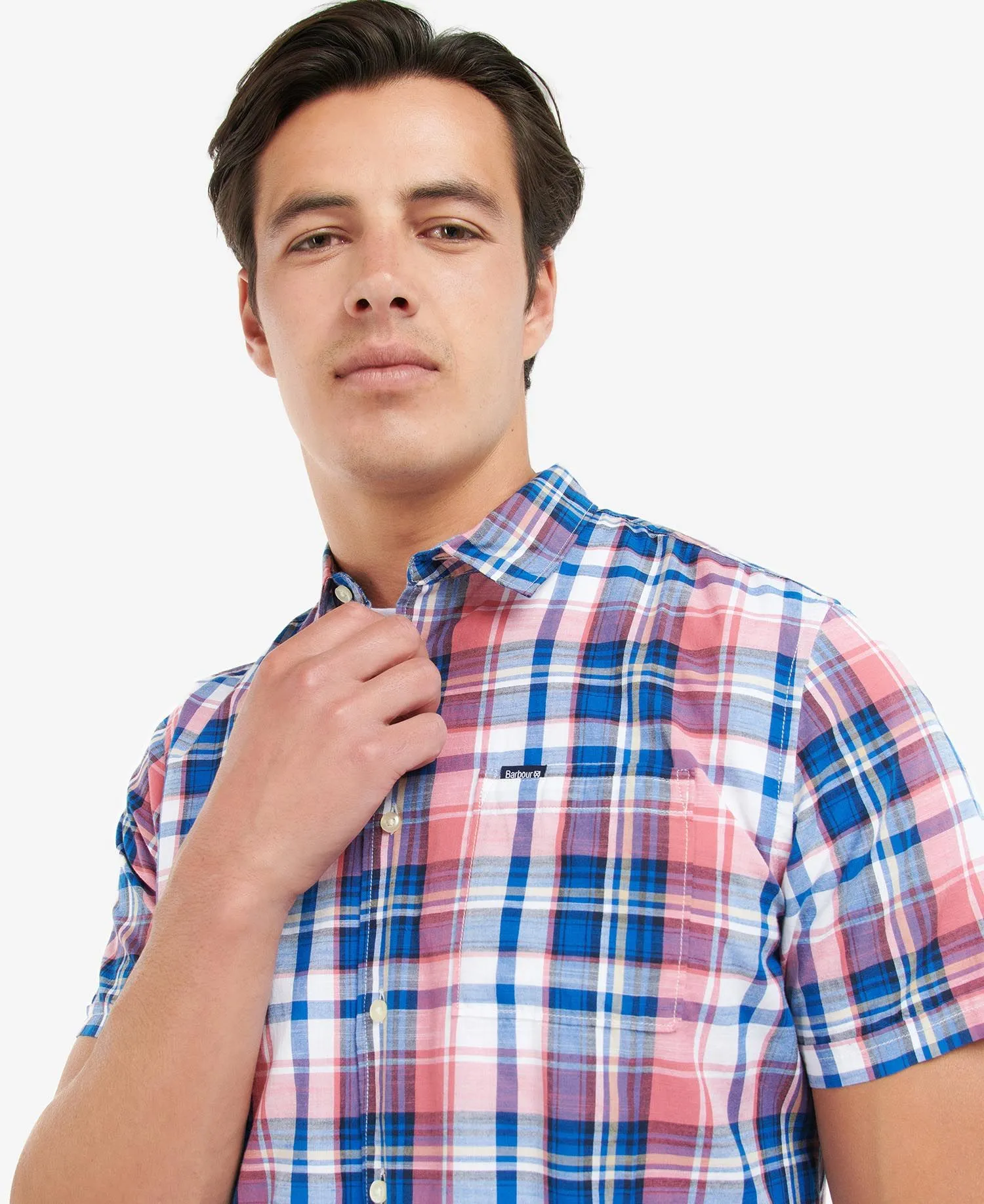 Barbour Mens Bruno Madras Check Shirt - Short Sleeved