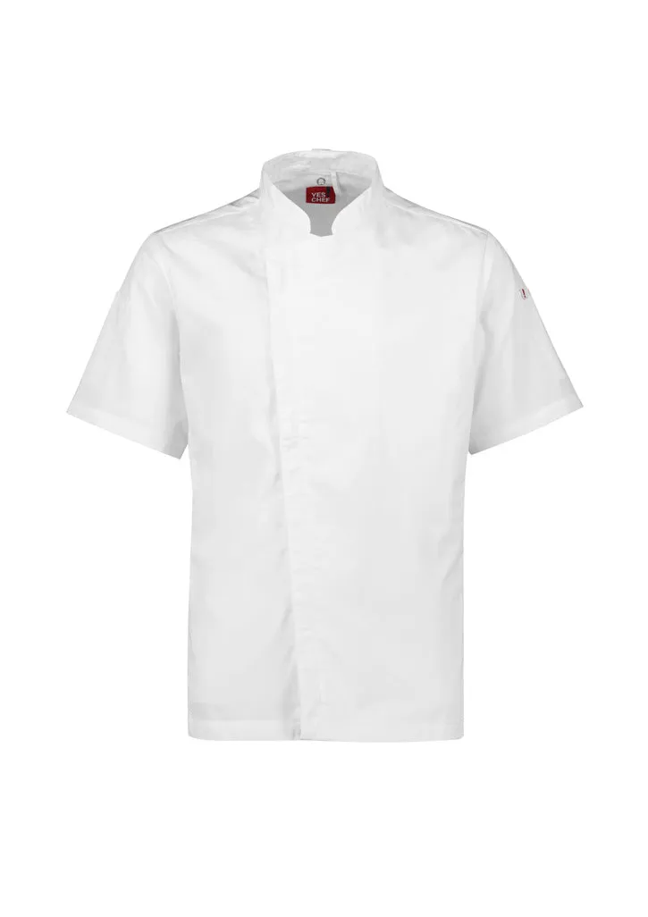 Biz Collection Mens Alfresco Short Sleeve Chef Jacket (CH330MS)