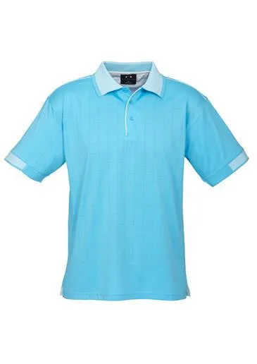 Biz Collection Mens Noosa Self Check Polo (P9100)-Clearance