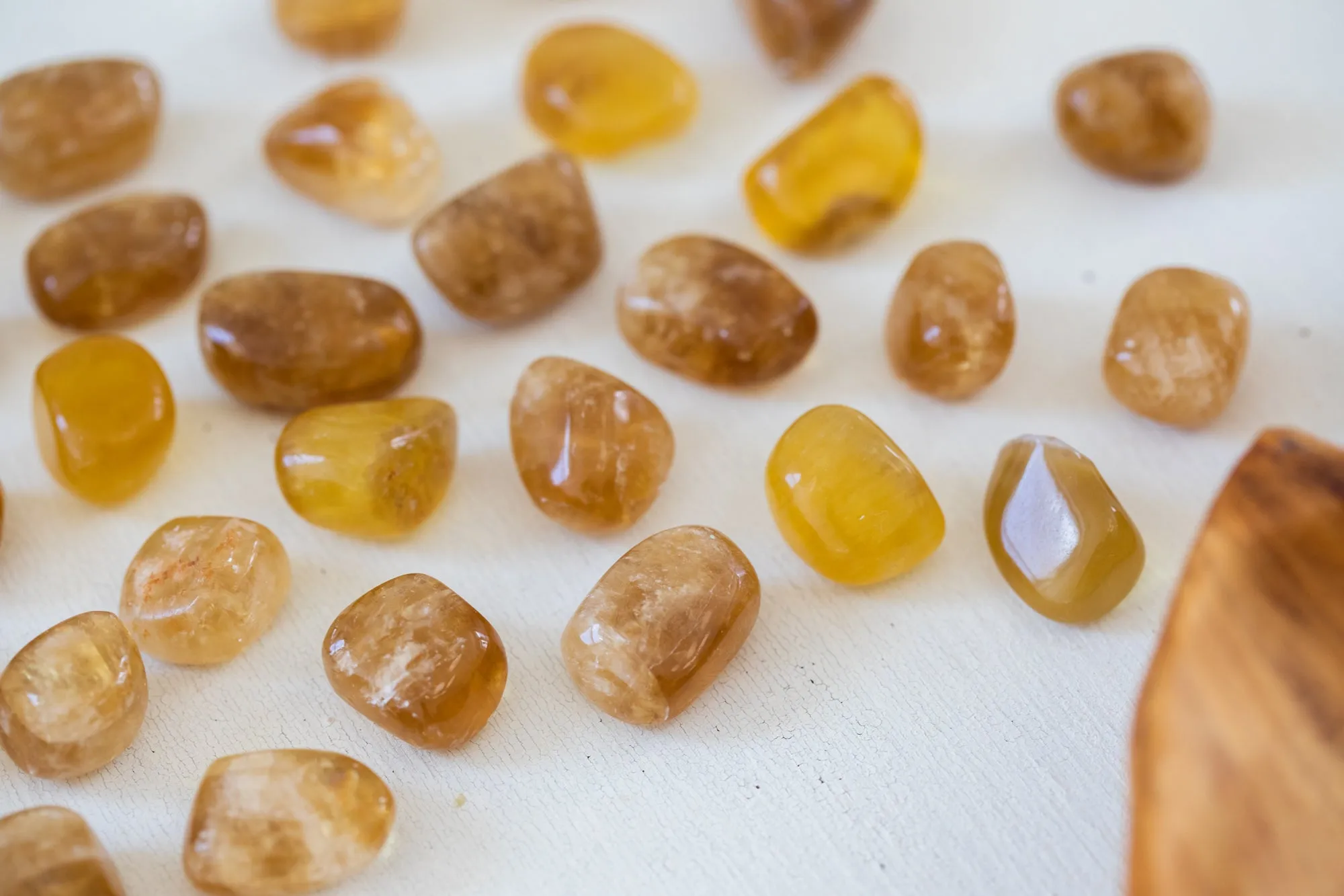 Calcite - Yellow, Tumbled