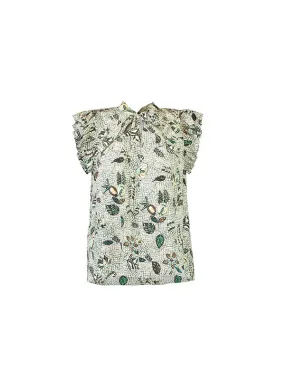 Callie Top in Botanical Mist