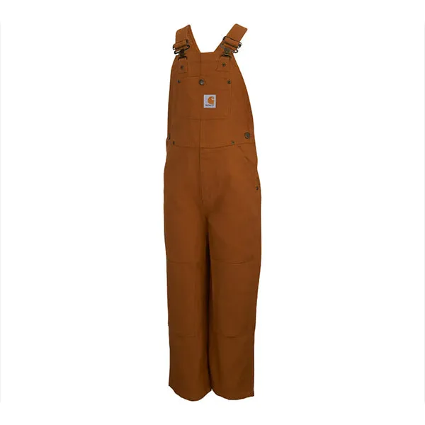 CARHARTT CANVAS BIB OVERALL CHILD CARHARTT BROWN