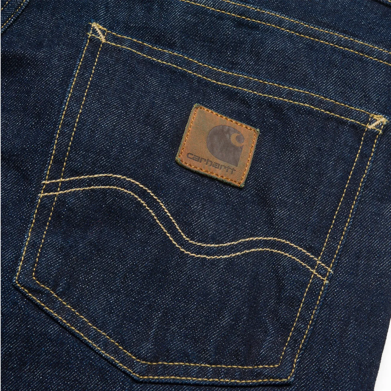 Carhartt WIP Marlow Pant Blue Dark Used Wash