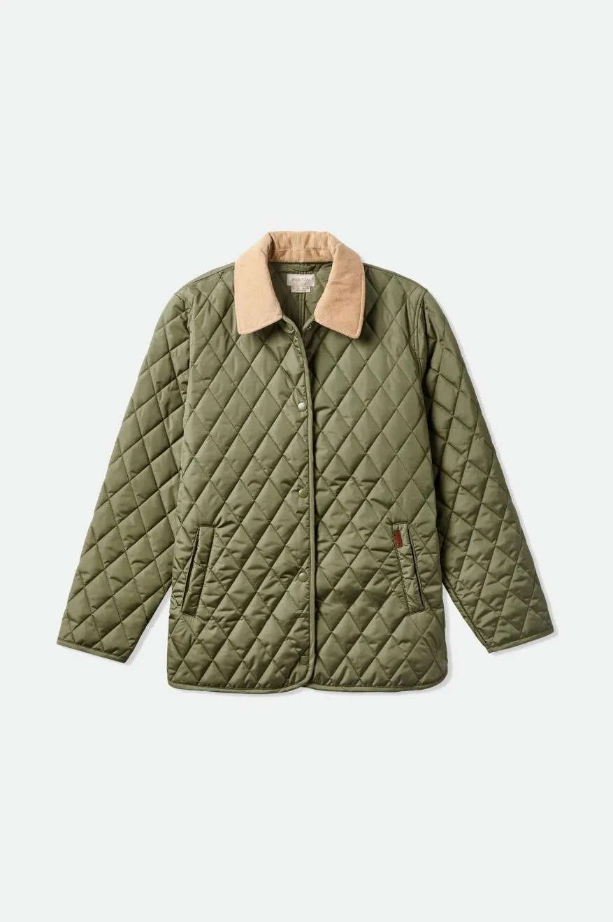 Cass Womens Jacket - Olive Surplus