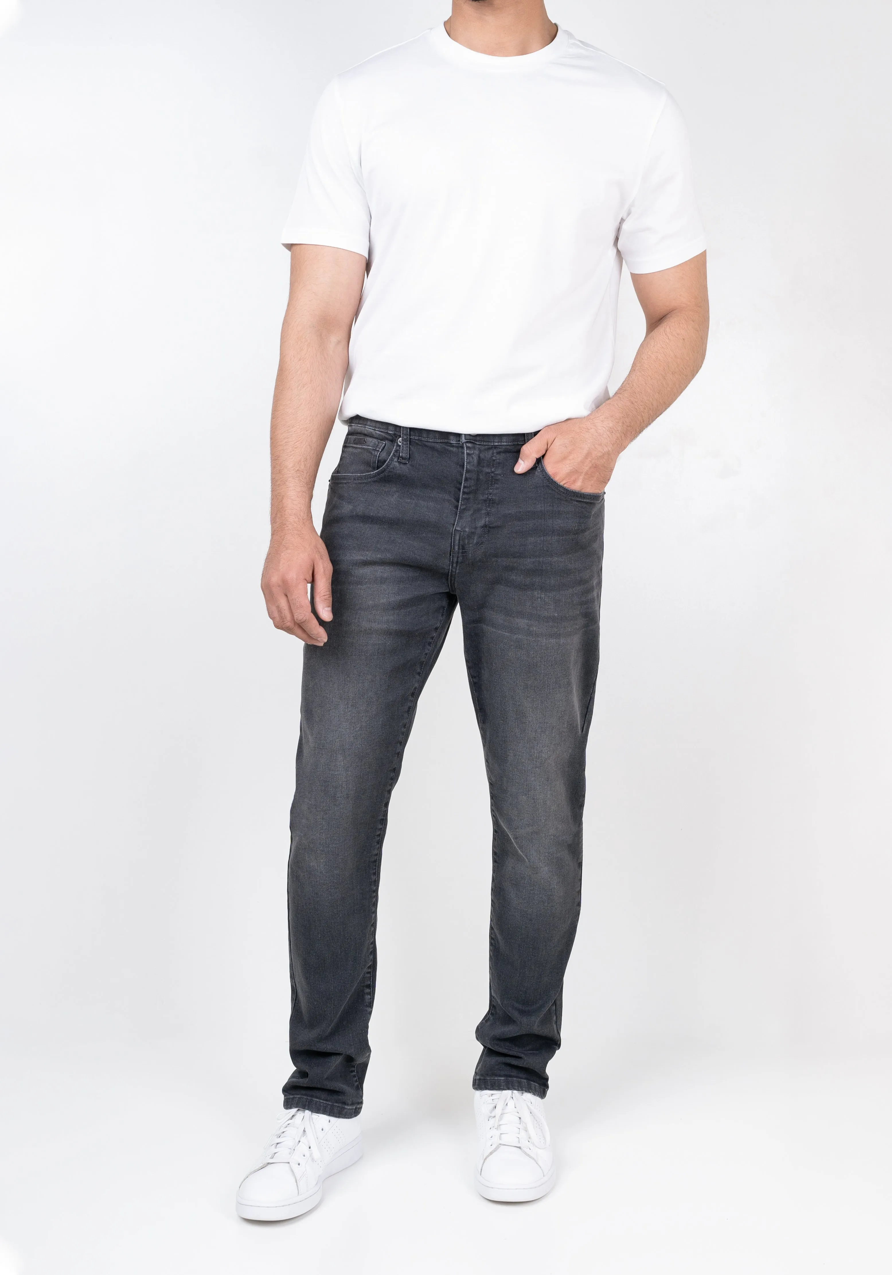 Charcoal Grey Slim Fit Jeans - Lift