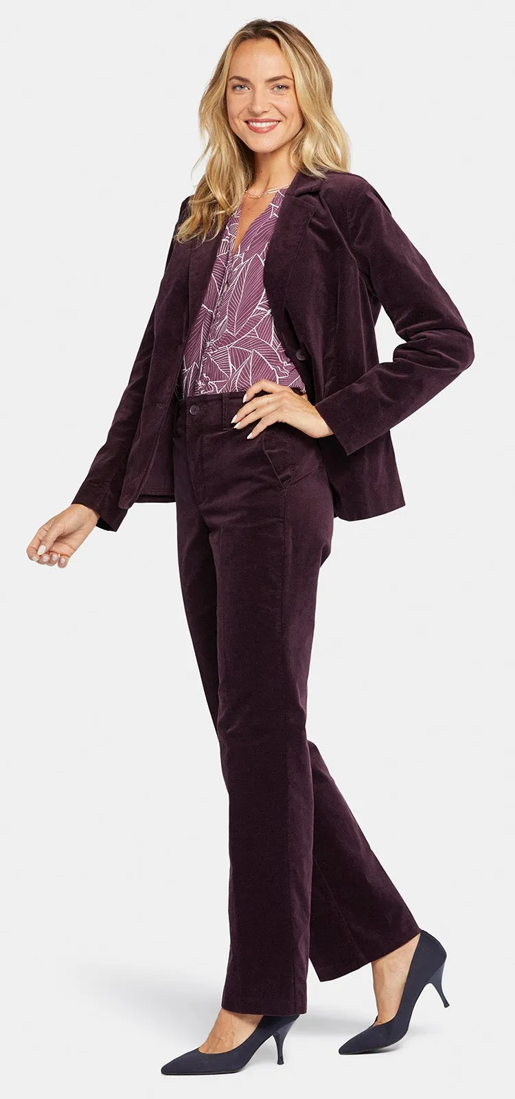 Classic Blazer Paars | Eggplant