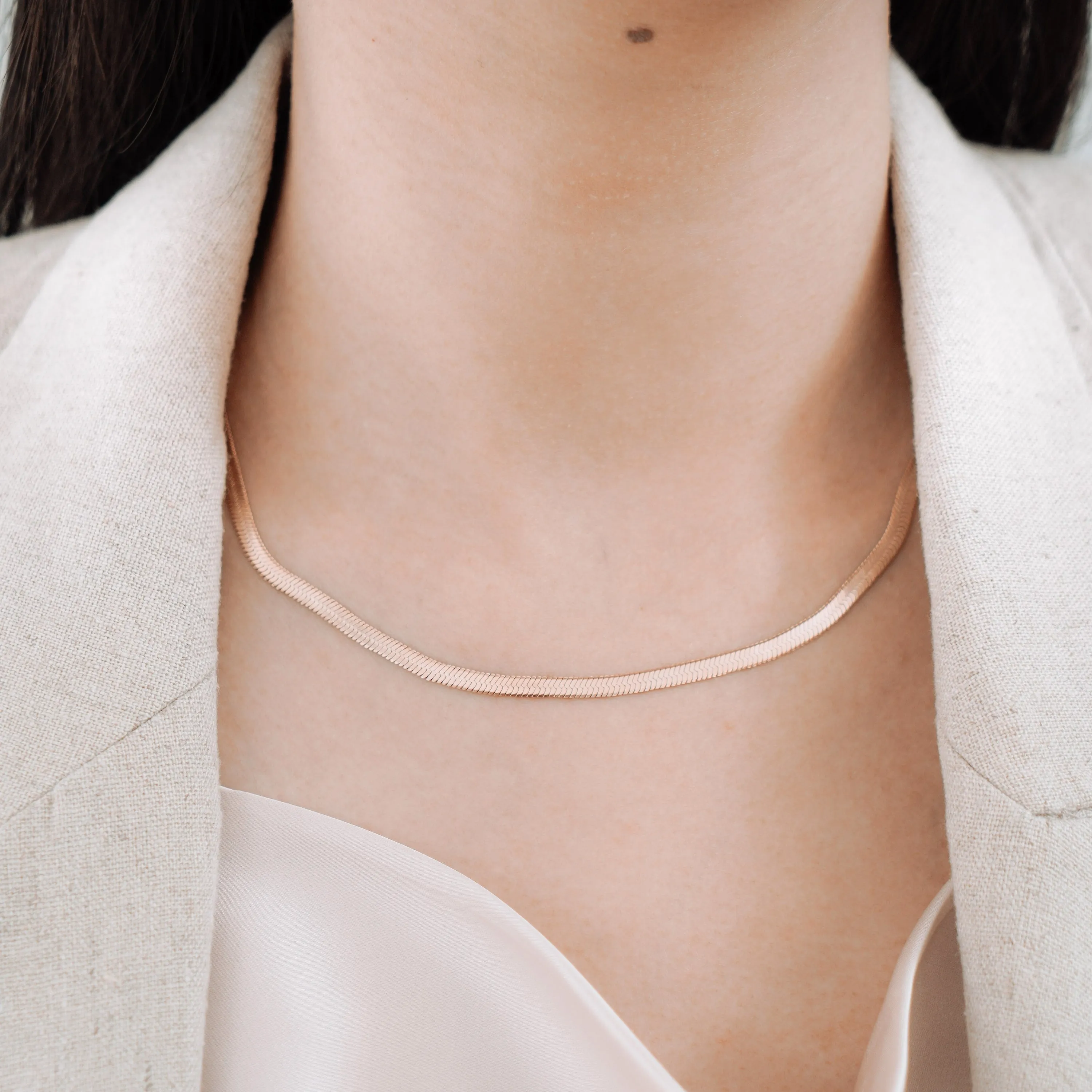 Classic Herringbone Necklace