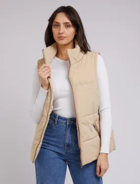 Classic Puffer Vest (Oatmeal)