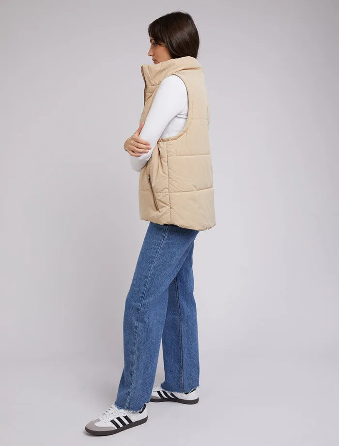 Classic Puffer Vest (Oatmeal)