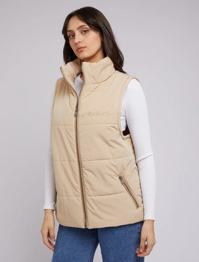 Classic Puffer Vest (Oatmeal)