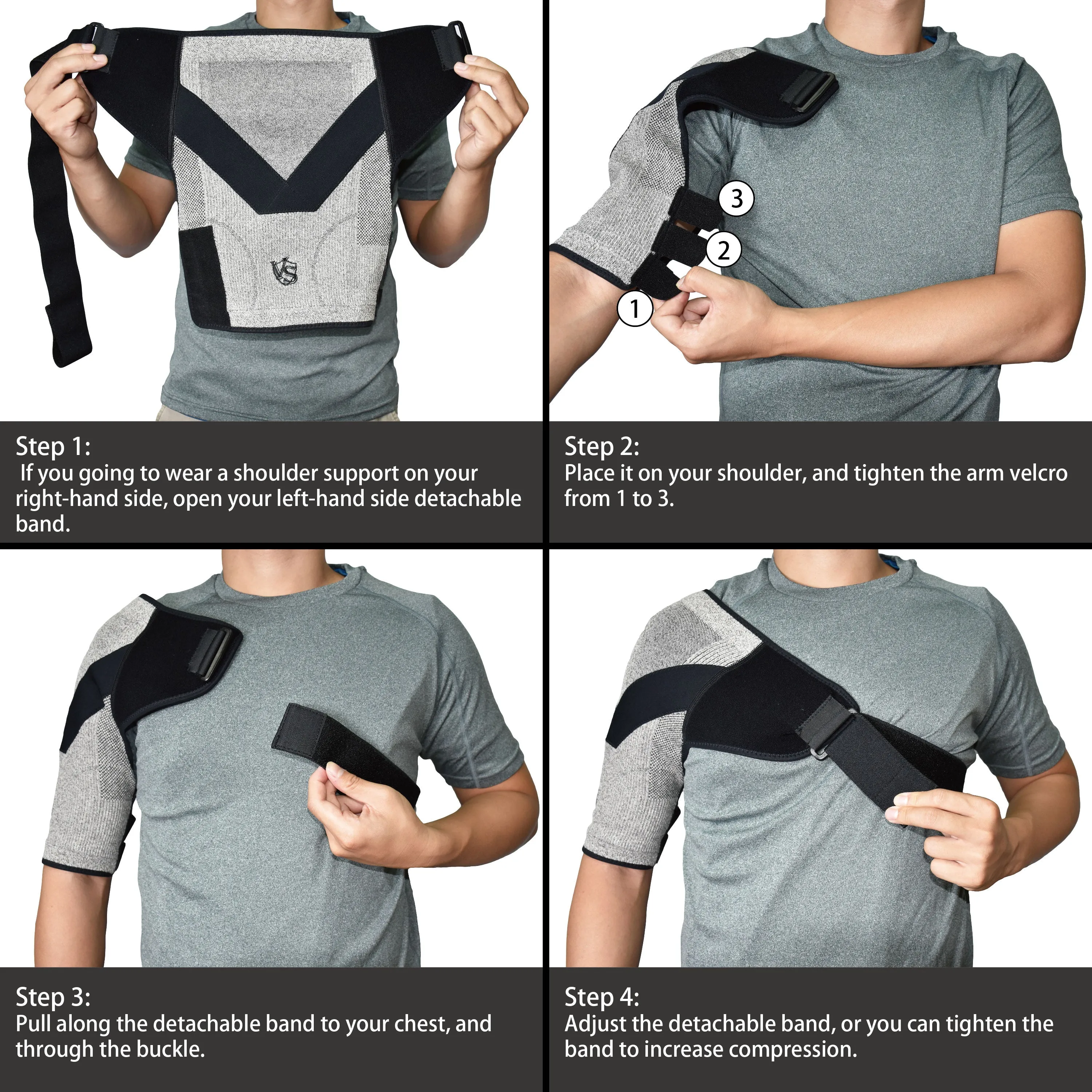 Compression Recovery Shoulder Brace