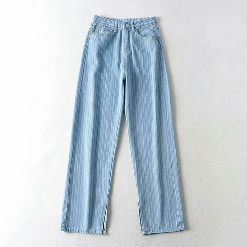 Denim Flare Pants Indie Aesthetic Long Baggy Trousers Women Harajuku