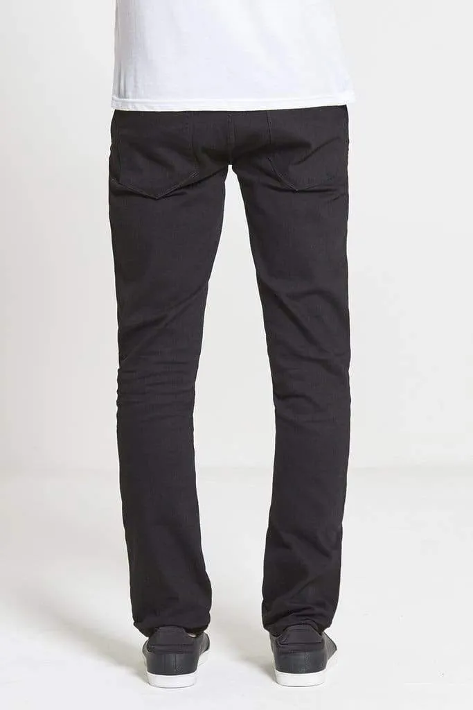 DML ACE Slim Stretch Jeans In True Black