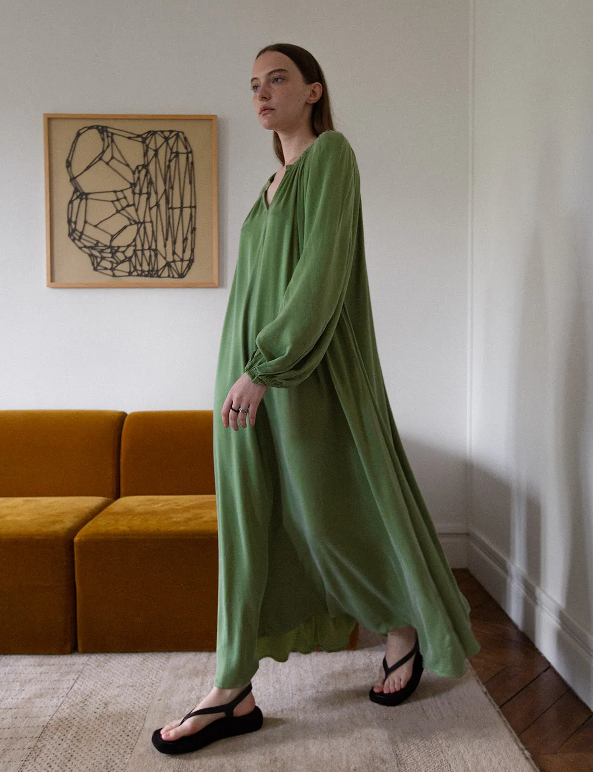 Evi Green Maxi Dress