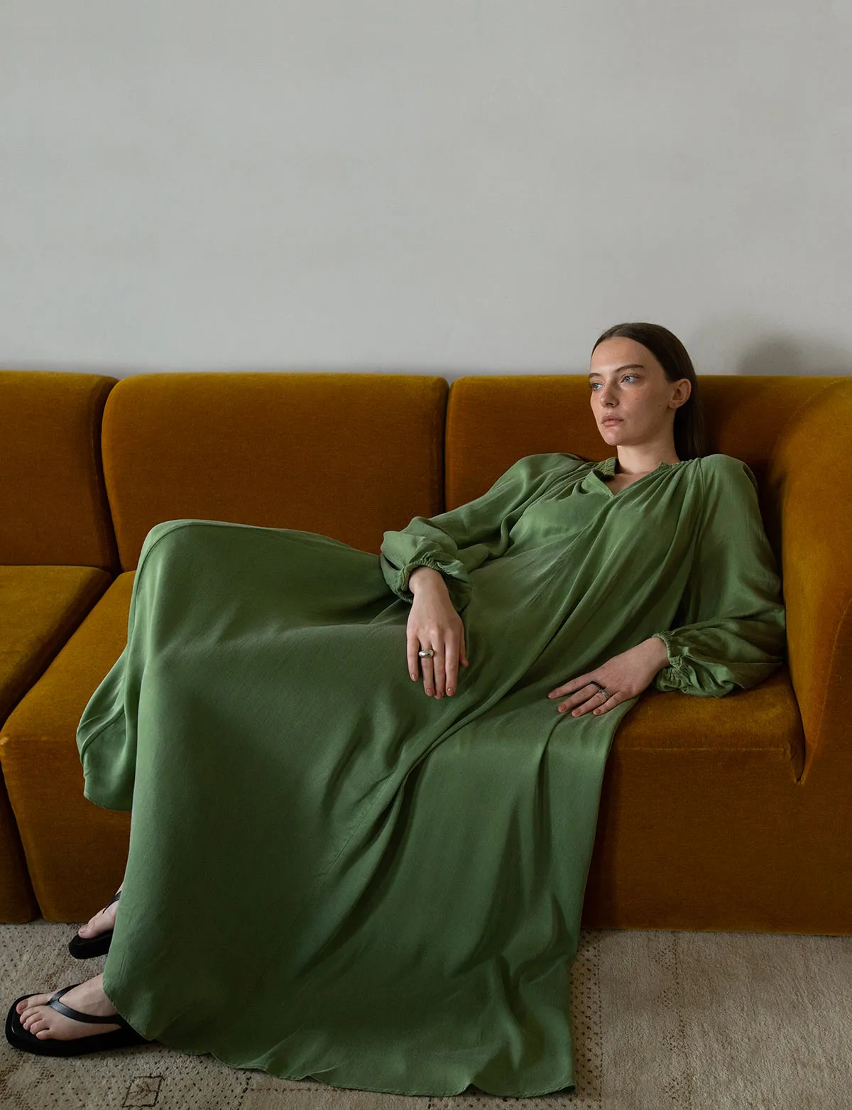 Evi Green Maxi Dress