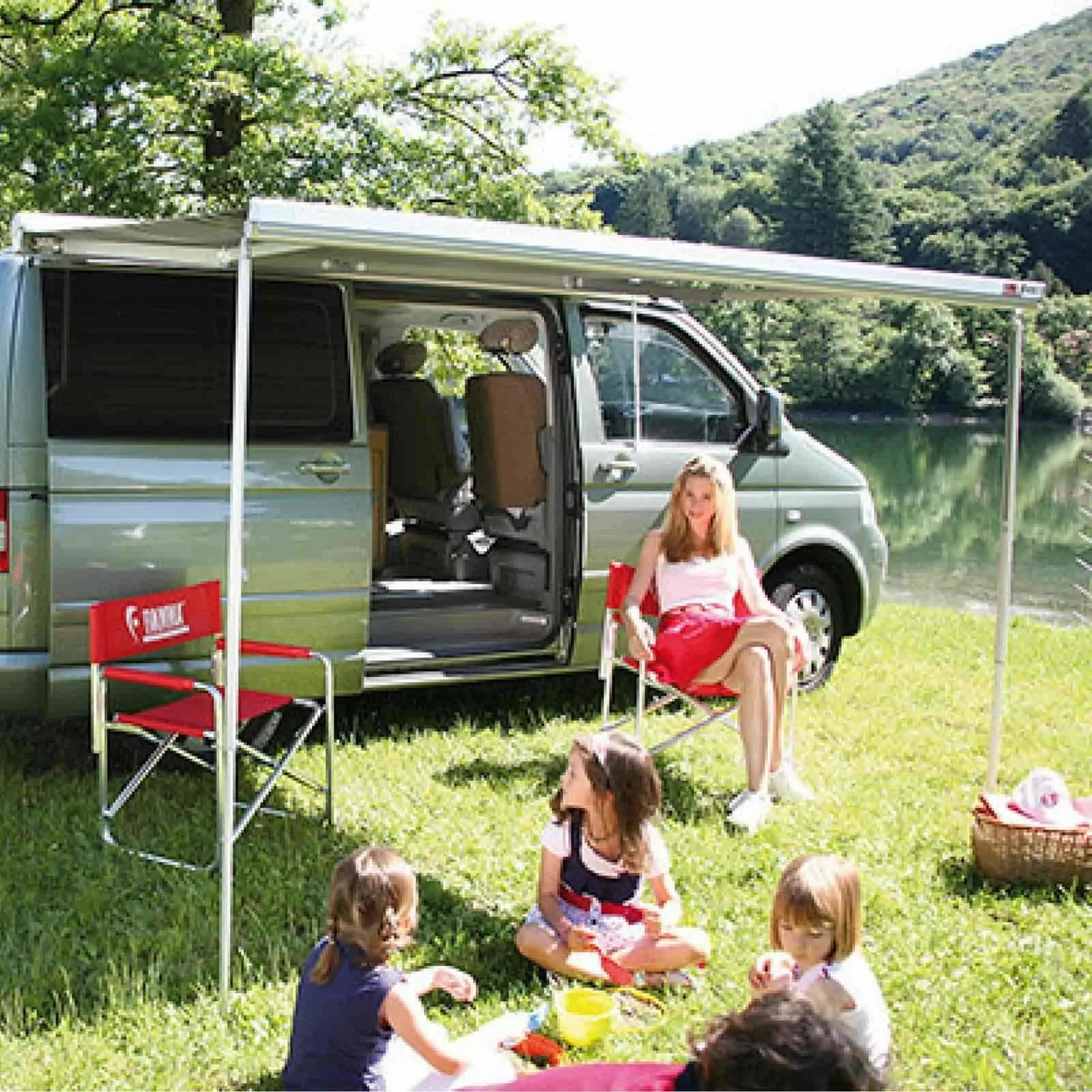 Fiamma F45S VW T5/T6 Deep Black Motorhome Awning