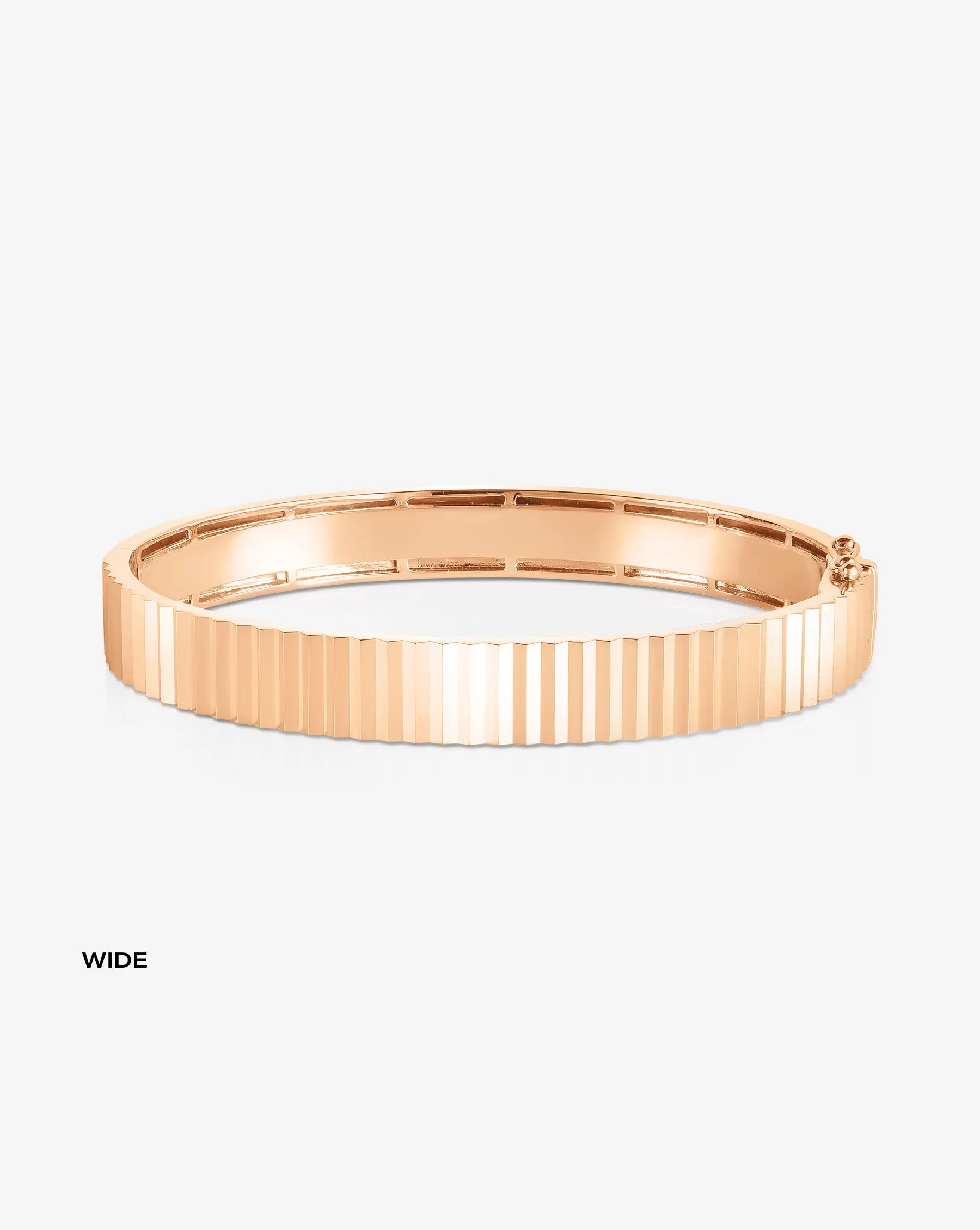 Fluted Gold Bangle