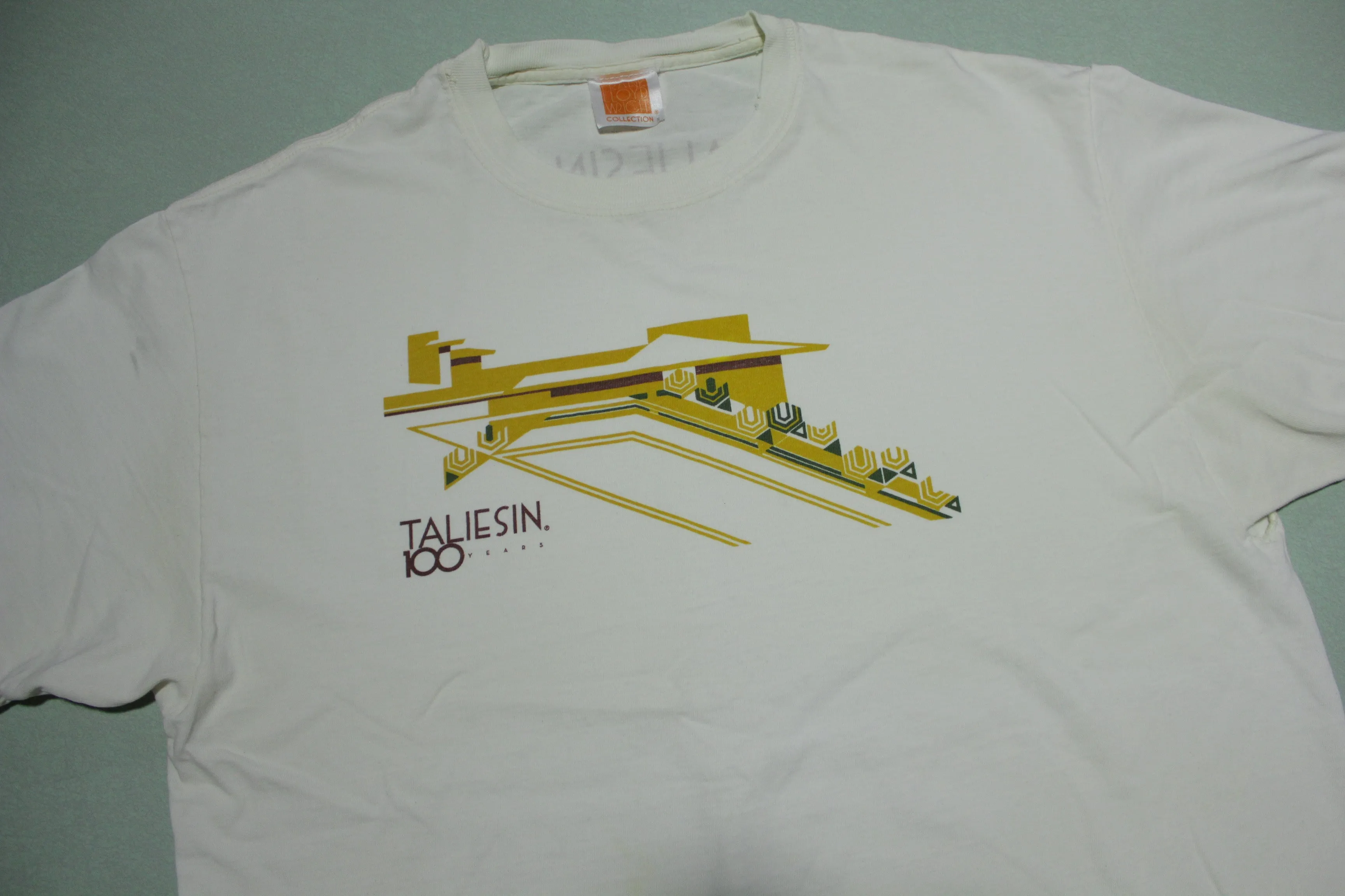 Frank Lloyd Wright Collection 1911-2011 Taliesin 100 Years Commerative T-Shirt