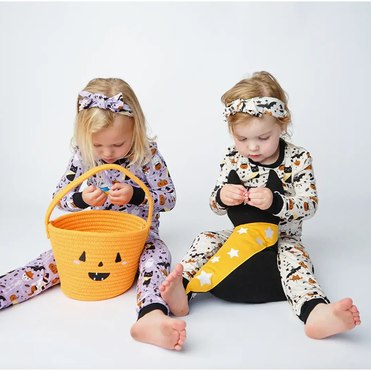 halloween bamboo toddler pajama set | spooky cute