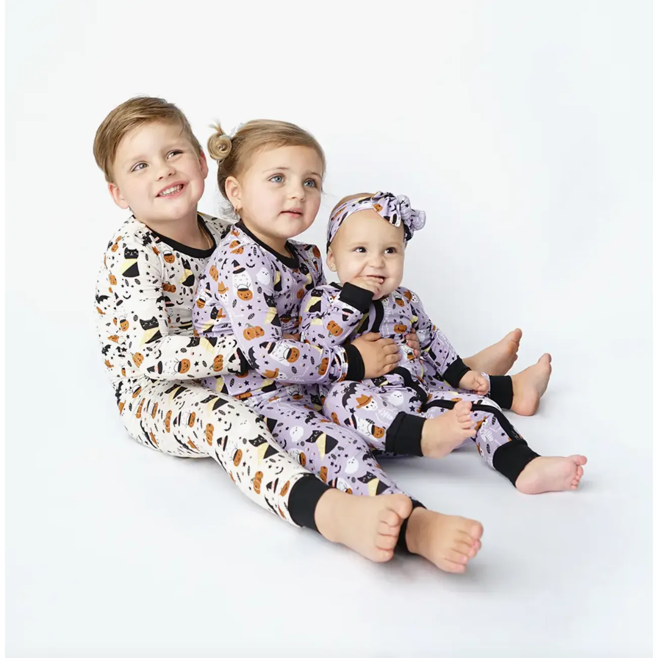 halloween bamboo toddler pajama set | spooky cute