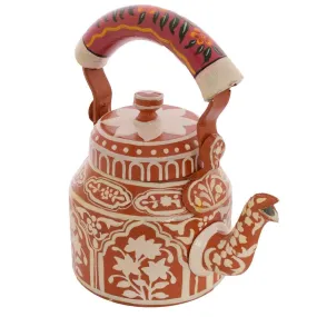 Hand-painted Aluminum Rajasthani Teapot