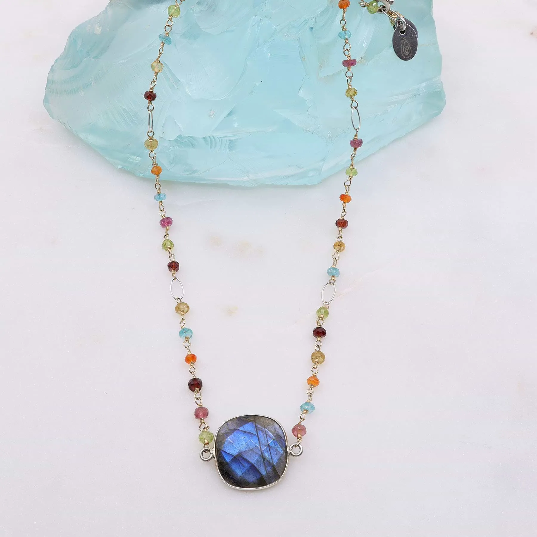 Harlequin - Labradorite Multi-Gemstone Necklace