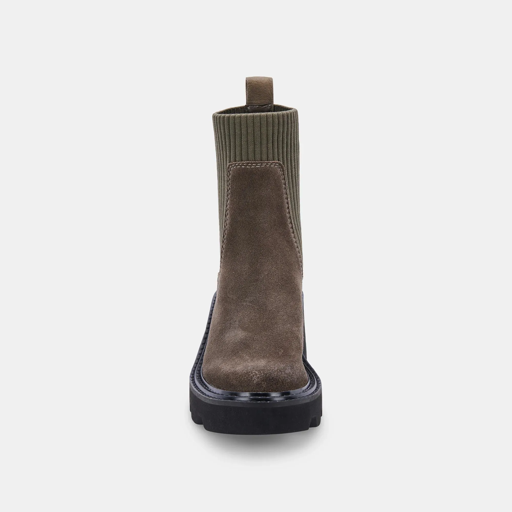 HOVEN H2O BOOTS OLIVE SUEDE - re:vita