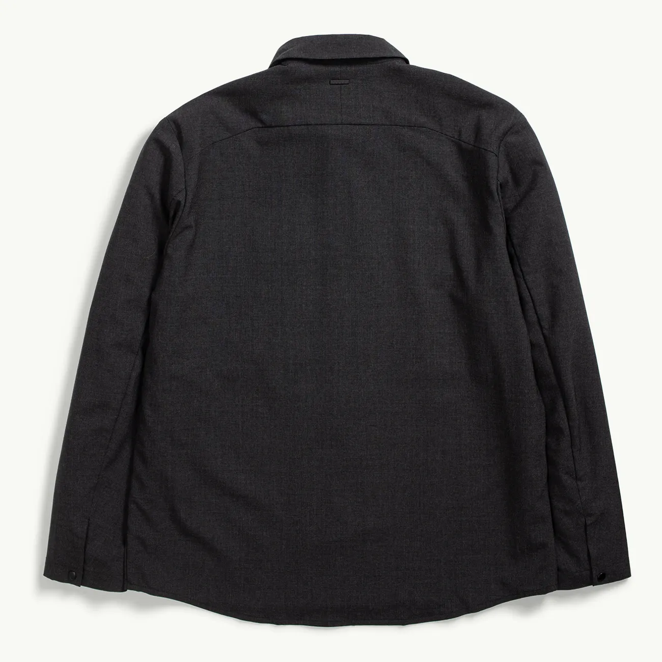 JENS CORDURA TECH WOOL OVERSHIRT CHARCOAL MELANGE