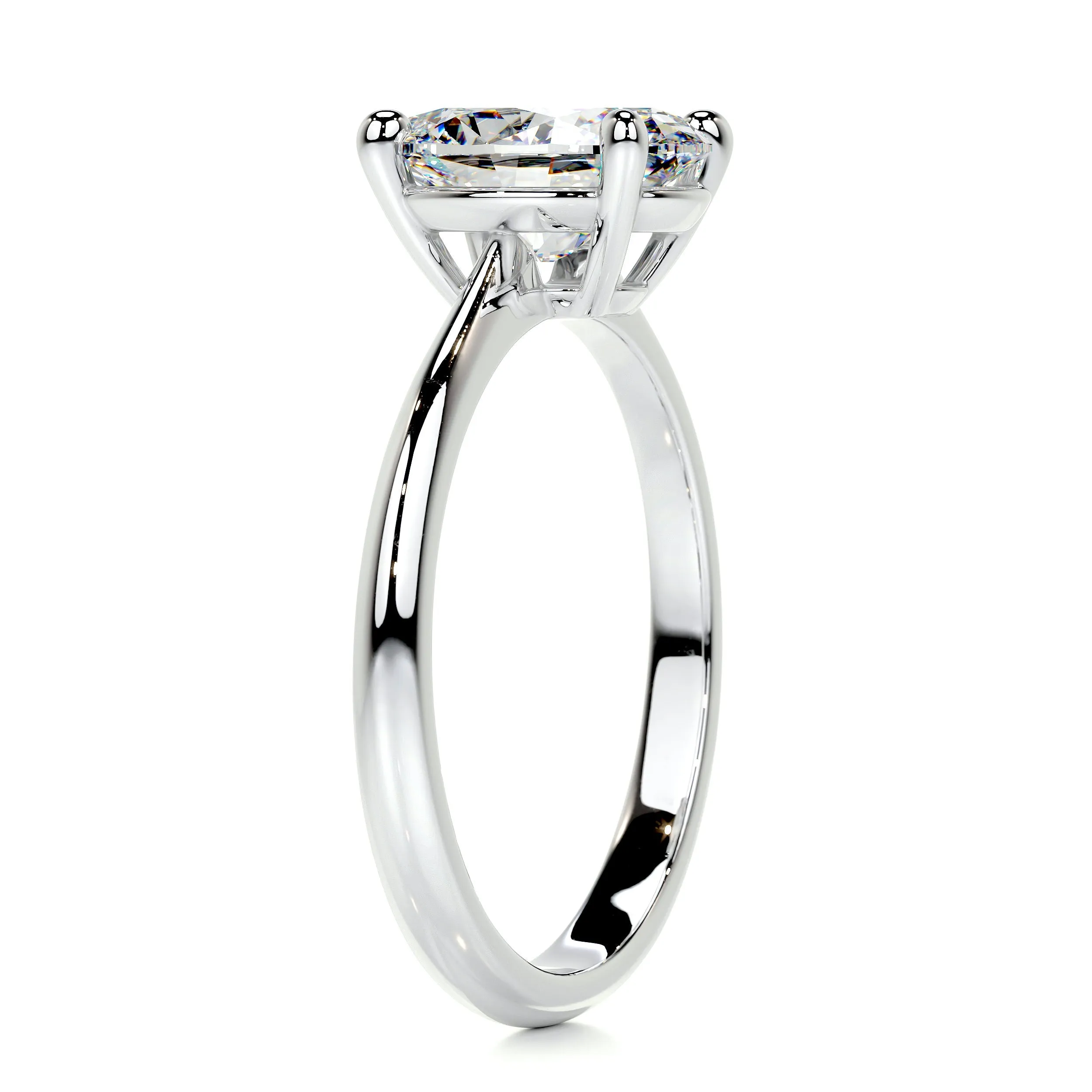 Julia Moissanite Ring   (2.15 Carat) -14K White Gold (RTS)