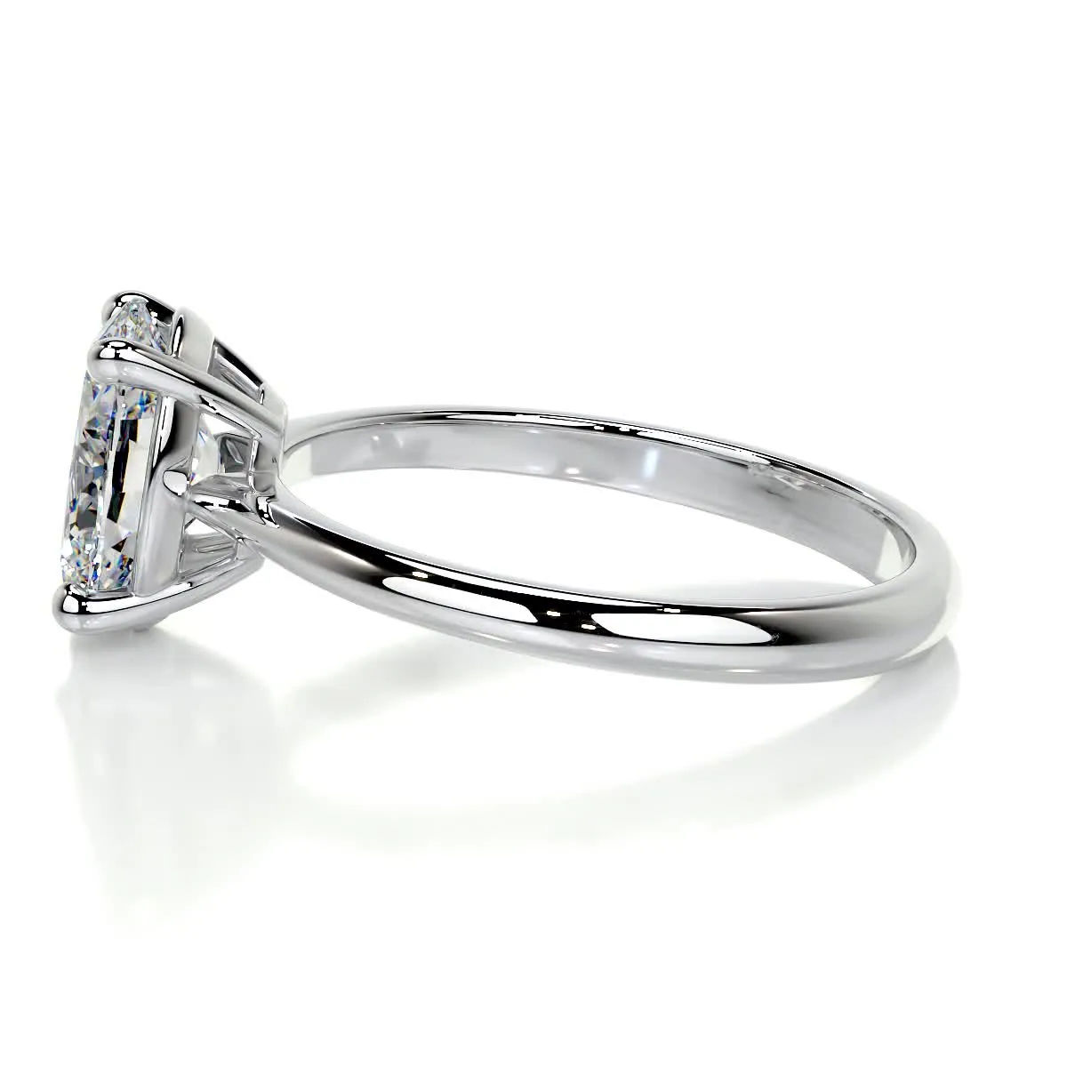 Julia Moissanite Ring   (2.15 Carat) -14K White Gold (RTS)