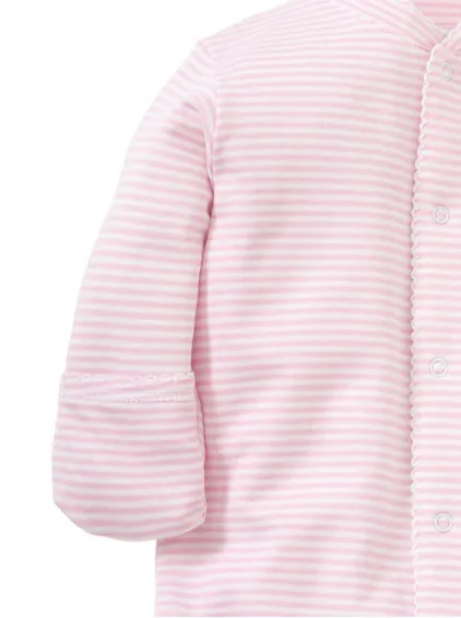 Kissy Kissy - Converter Gown - Pink Stripes