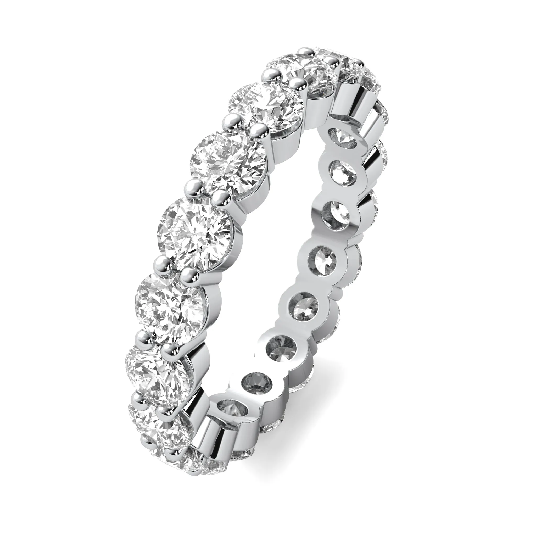 Lab Grown Diamond 14k Eternity Bands (This listing is for illustrative purposes only).